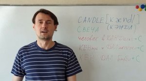 CANDLE  Как выучить английское слово CANDLE (свеча) методом ассоциаций. Английский для начинающих