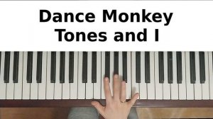 DANCE MONKEY НА ПИАНИНО УРОК 2 как играть на фортепиано дэнс манки обучение разбор туториал легко