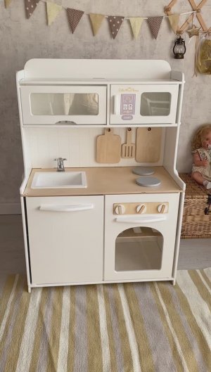 Сборка игровой кухни с микроволновкой Little Wood Home