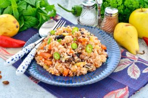 КАК ПРИГОТОВИТЬ РИС С СУХОФРУКТАМИ