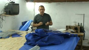 Ремонт и замена гибких стекол на ходовом тенте катера или яхты.