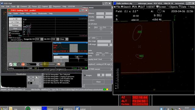 CCDCIEL deepsky imaging program, the basic operation of the program. смотреть онлайн