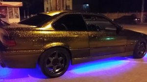 Gold  BMW  e36  coupe