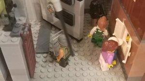 Лего самоделка на тему зомби апокалипсис #25 "база рейдеров"