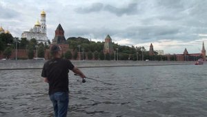 Street Fishing in Moscow