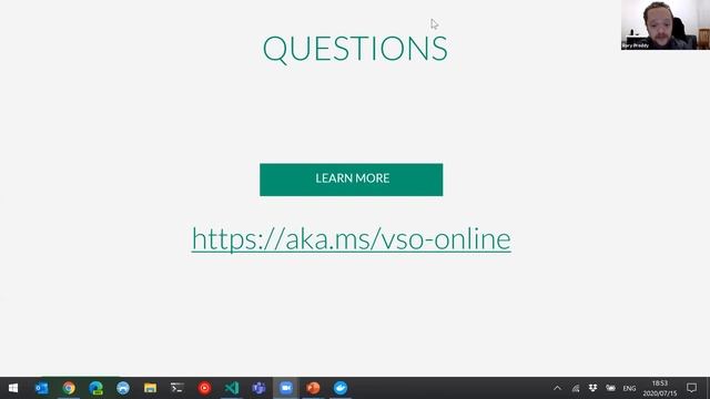 Developer User Group - Wednesday, July 15, 2020 - Adding Infrastructure to deploys && VS Code Space смотреть онлайн
