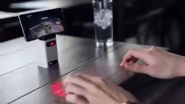 Лазерная клавиатура портативная для телефона, планшета. Laser keyboard portable for phone, tablet.
