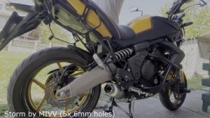 Kawasaki Versys 650 - Exhaust test with MIVV Storm