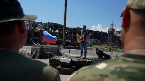 Первый рок-концерт для защитников Донбасса провели в Мариуполе.