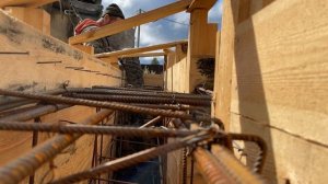 Строительство фундамента под дом 100 кв.м. за 1,5 минуты.TimeLapse building a foundation for a hous