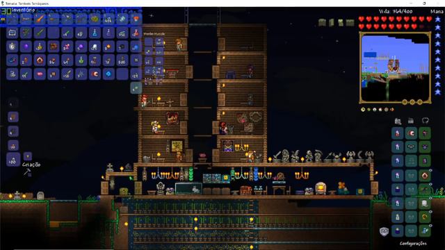 Fui no Inferno e Forjei minha propria pikarreta de fogo |Terraria EP 2| смотреть онлайн