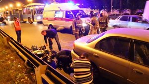 Мото ДТП Нижний Новгород 25.09.2015  20:20