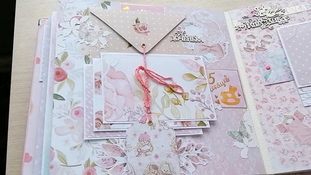 Скрапбукинг.Альбом 30_30 см ручной работы.Large handmade photo album.scrapbooking.mp4 смотреть онлайн