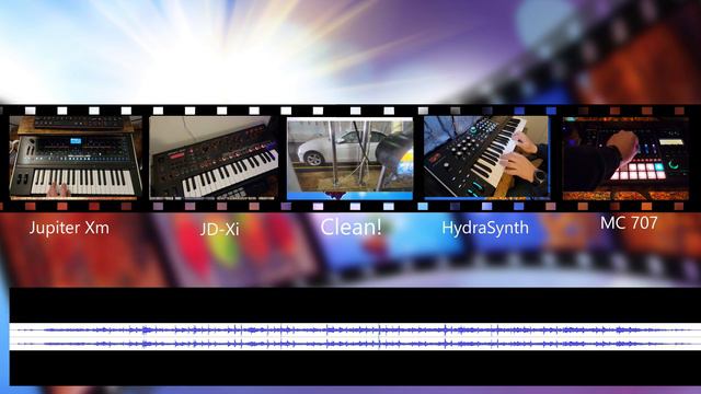 "Clean" | Jupiter Xm, JD-Xi, MC 707 and HydraSynth смотреть онлайн