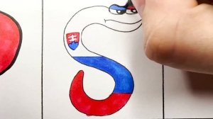 Drawing Alphabet Lore but they Сountries / How to draw Alphabet Lore MEME