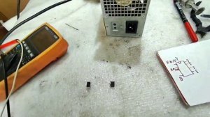 ремонт компьютерного блока питания DELL ( ремонт дежурки)