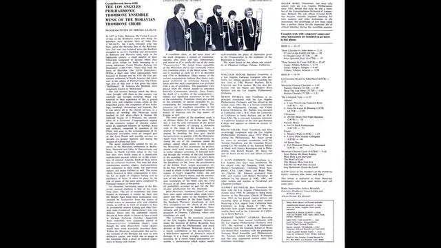 Los Angeles Philharmonic Trombone Ensemble SIDE B смотреть онлайн