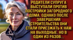 Родители супруга изменили мнение после постройки, но в один раз...