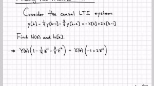 The Transfer Function of a Discrete-Time Linear System