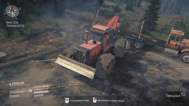 Spintires: MudRunner AMERICAN WILDS Потеряли груз. шоссейник все таки что то может. смотреть онлайн