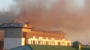 Пожар в Оренбурге в новостройке "любимый"