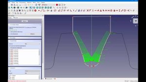 FreeCad Блок шестерёнок