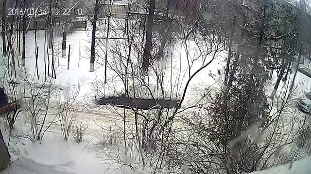 Дедовск - уборка дворовых территорий трактором. смотреть онлайн