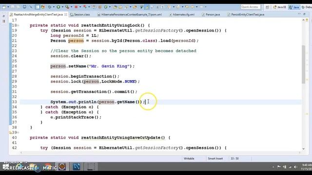 Merging detached Entity in hibernate with example смотреть онлайн