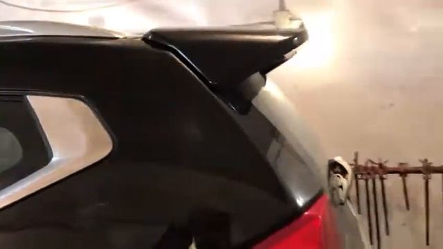 Установка спойлера паджеро спорт