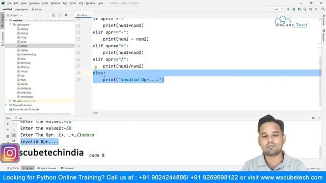 How to Make Calculator in Python (Using If Else Statement) | Tutorial for Beginners