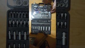 WORKPRO до 123 шт. набор инструментов для ремонта автомобиля, профессиональные инструменты