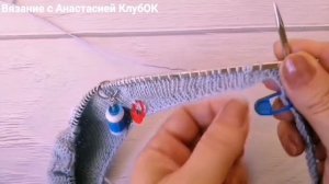 ЧАЙКА спицами, моя авторская из пряжи ЛЮЧИЯ.МК подробно.