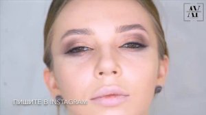 Шоколадный МАКИЯЖ пошагово. Make Up | Анна Комарова