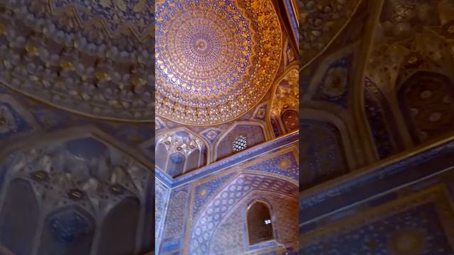 Регистан. Медресе Тилля-Кари. Самарканд. Registan, Samarkand, Uzbekistan.