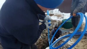 Обустройство скважины через кессон + отзыв от заказчика. Live!