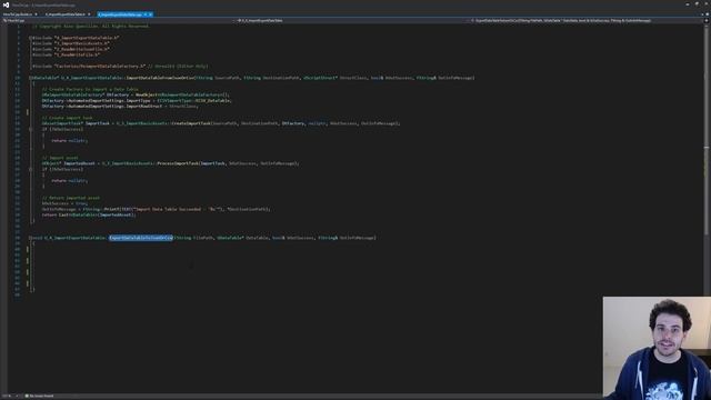 UE5 C++ 4 - How To Import and Export Data Table with C++? - Unreal Engine Tutorial Editor CPP