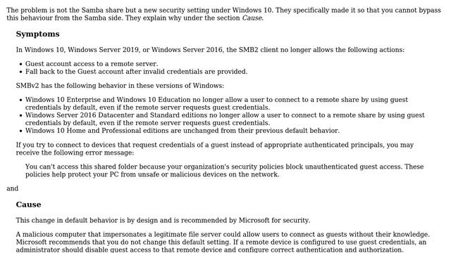 How to create a working samba PUBLIC share on Linux (smbd) for LATEST windows 10 client? смотреть онлайн