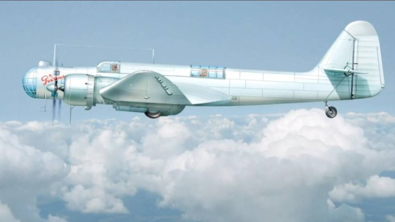 Советский дальний бомбардировщик ДБ-2