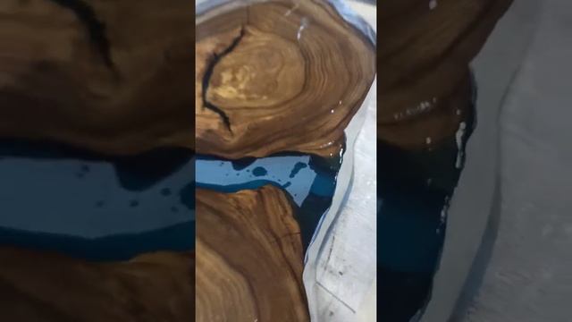 Изготовление, обучение. Заливка столов. Работа с эпоксидной смолой. смотреть онлайн