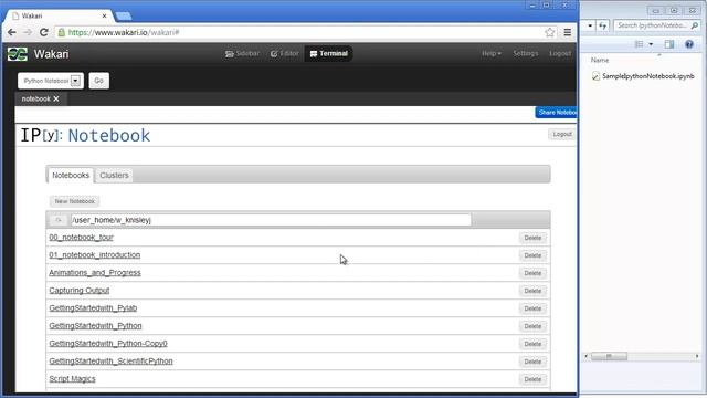 Getting Started with Wakari