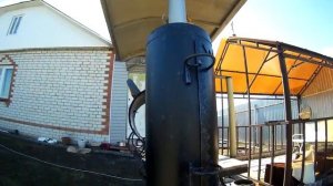 Дымогенератор холодного копчения на коптильню из газовых баллонов