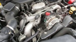Работа двигателя SUBARU OUTBACK BP9