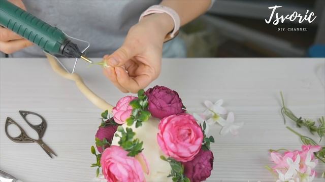 Spring Decor Tree Of Happiness / Весенний декор Дерево счастья / DIY TSVORIC