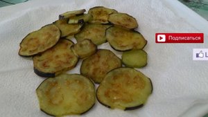 ЖАРЕНЫЕ БАКЛАЖАНЫ. Самый вкусный и простой рецепт баклажанов?(UZ, ENG SUB)