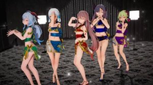 【Motion DL】EXID - Up & Down【原神/Genshin Impact】【4K】【MMD】【カメラ配布/Camera DL】