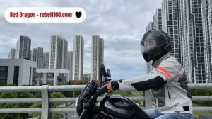 Honda Rebel 1100 forward control - Red Dragon kit