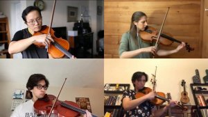 Debussy - Clair de Lune - arranged for four viola ensemble