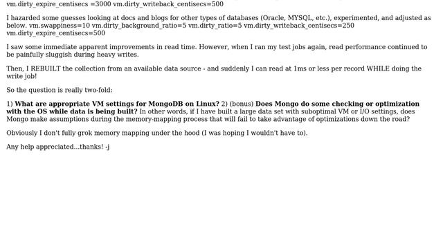 DevOps & SysAdmins: How to tune system settings for mongoDB on Linux? смотреть онлайн