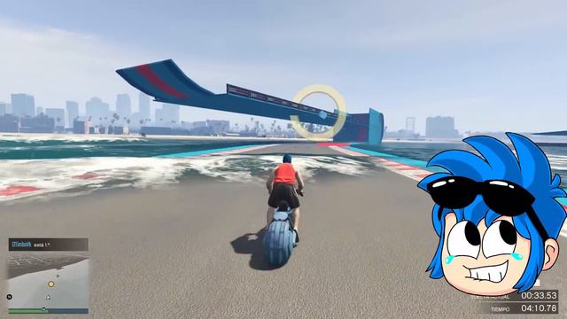 GTA 5: MEGALODON VS MOTO VS MEGA RAMPA 😱🦈 LOS COMPAS смотреть онлайн