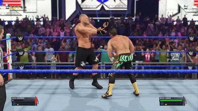 Eddie Guererro vs The Beast Brock Lesnar WWE 2K23 Universal Championship Match смотреть онлайн